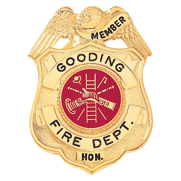 Blackinton B523 Badge with Eagle (2-3/8" x 1-3/4")