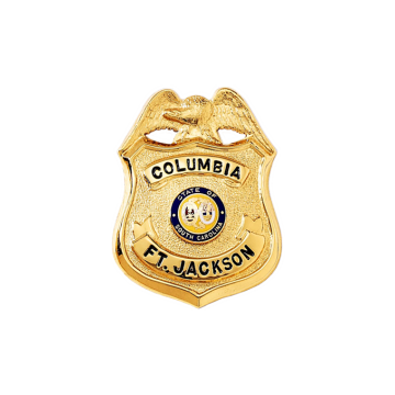 Blackinton B529 Shield Badge with Eagle (1-7/8" x 1-1/2")