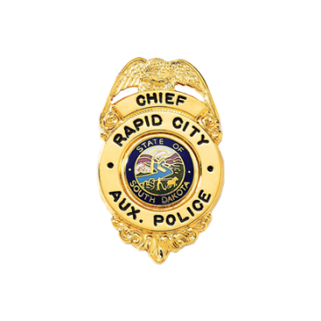 Blackinton B532 Badge with Eagle and Circular Panel (2" x 1-1/4")