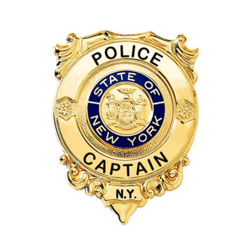 Blackinton B537-EO Badge with Circular Panel (2-1/8" x 1-11/16")