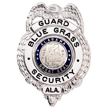 Blackinton B539 Badge with Eagle & Circular Panel (2-5/8" x 1-13/16")