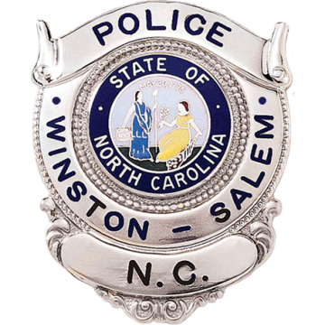 Blackinton B544-EO Circle Badge with Decorative Top Panel (2-1/2" x 1-5/8")