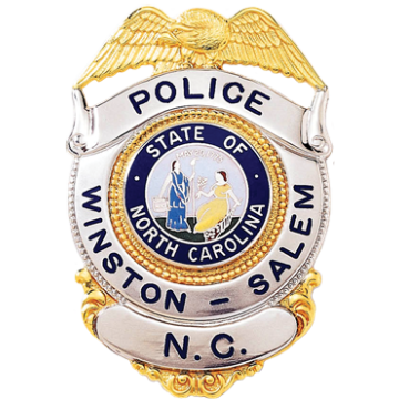 Blackinton B544 Shield Badge with Eagle (2-1/2" x 1-5/8")