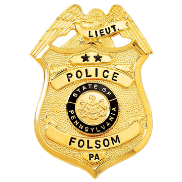 Blackinton B549 Badge with Eagle (3" x 2-1/16")