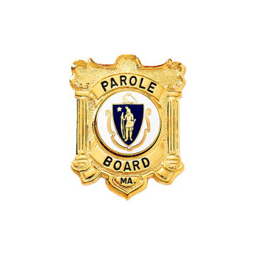 Blackinton B555-EO Shield with Side Pillars (2-1/8" x 1-3/4")