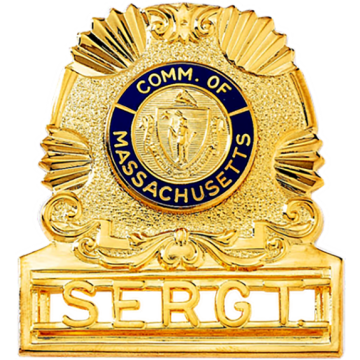 Blackinton B565 Sunburst Badge with Open Panel (2-1/4" x 2")