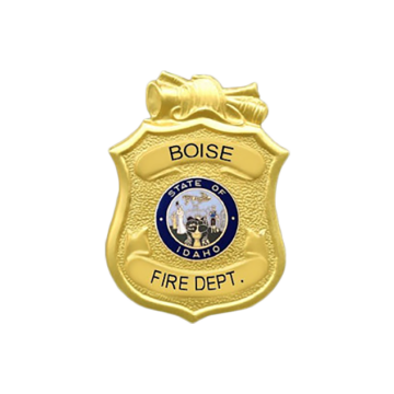 Blackinton B580 Fire Shield with Fire Helmet on Top (2" x 1-7/16")