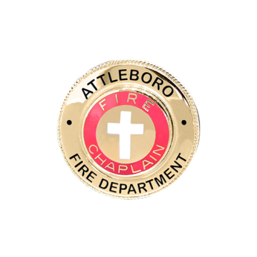 Blackinton B582-A Round Rope Edge Cap Badge (1-1/2")