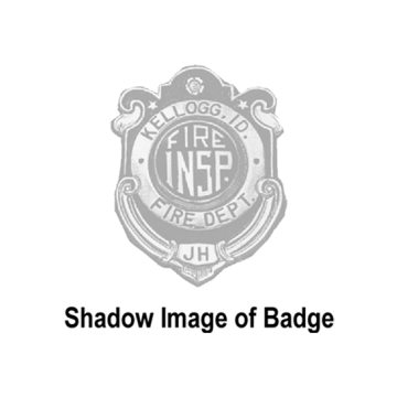 Blackinton B590-DE Deluxe Enamel Small Shield Badge (2-1/4" x 1-11/16")