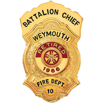 Blackinton B593 Highly Detailed Shield with Apron on Top (2-13/16" x 1-3/4")