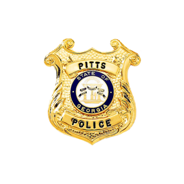 Blackinton B605-EO Decorative Shield Badge (2" x 1-1/2")