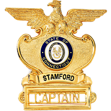 Blackinton B619-B Eagle Badge with Applied Characters (3" x 2-7/8")