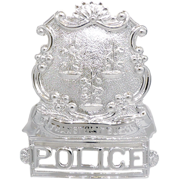 Blackinton B623 Connecticut Coat of Arms Badge (2-9/16" x 2-1/8")