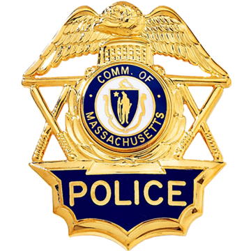 Blackinton B627-DE Badge with Eagle and Crossed Batons (2-11/16" x 2-1/4")