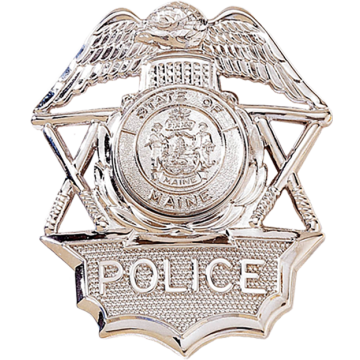 Blackinton B627 Badge with Eagle and Crossed Batons (2-11/16" x 2-1/4")