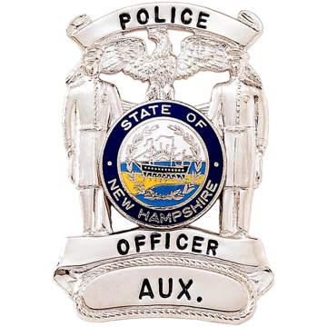 Blackinton B630 Eagle Badge with Standing Officers (2-3/8" x 1-5/8")