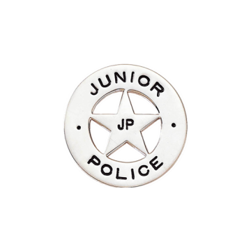 Blackinton B647 Round Badge with 5-Point Star Center (1-3/4")