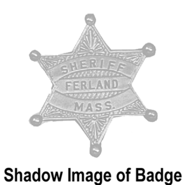 Blackinton B650-P Six Point Star Badge with Ball Points (2-1/2" x 2-1/4")