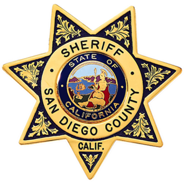 Blackinton B67-ADE 7-Point Star Badge with Circular Panel and Enamel Background (3")