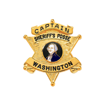 Blackinton B682-P Decorative 6-Point Star Badge (2-3/16" x 1-7/8")