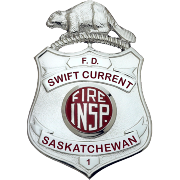 Blackinton B694 Shield with Beaver (3" x 2-1/8")