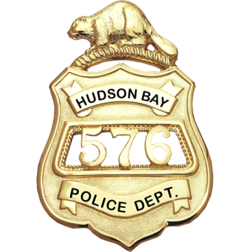 Blackinton B714 Shield with Beaver (3-3/8" x 2-7/16")