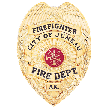 Blackinton B736-H Badge with Eagle and Applied Panels (3-3/8" x 2-3/8")