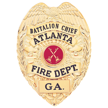 Blackinton B736 Badge with Eagle and Applied Panels (3-3/8" x 2-3/8")