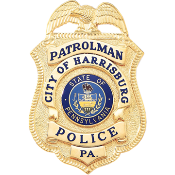 Blackinton B741-HA Badge with Eagle and Applied Panels (3" x 2")