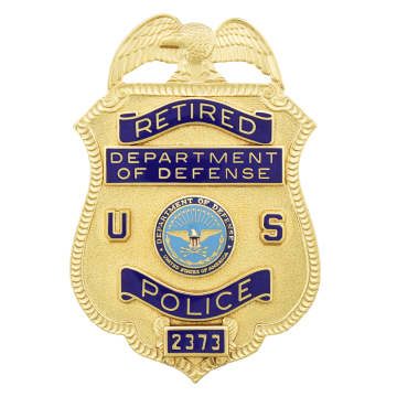 Blackinton B741-RUS Retired Department of Defense