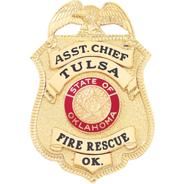 Blackinton B741 Badge with Eagle and Applied Panels (3" x 2")