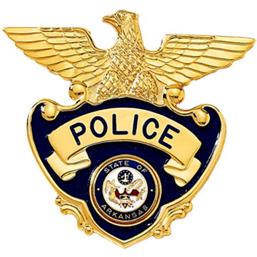 Blackinton B750-DE Cap Badge with Eagle atop a Shield (2-1/2" x 2-3/4")