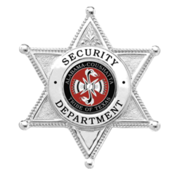 Blackinton B751 Six Point Star Badge with Circular Panel (2-13/16" x 2-1/2")