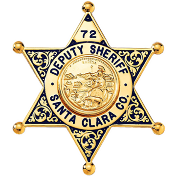 Blackinton B812-DE Decorative Six Point Star with Ball Tips (2-7/8" x 2-1/2")