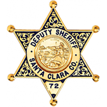 Blackinton B812-XDE Decorative Six Point Star with Ball Tips (2-7/8" x 2-1/2")