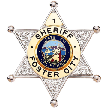 Blackinton B812 Decorative Six Point Star with Ball Tips (2-7/8" x 2-1/2")