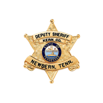 Blackinton B818 Six Point Star Badge (2-3/16" x 1-7/8")