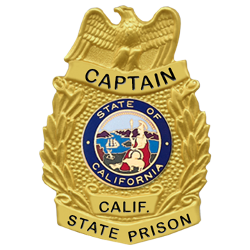 Blackinton B871 Badge with Eagle and Wreaths on the Sides (2-1/4" x 1-5/8")