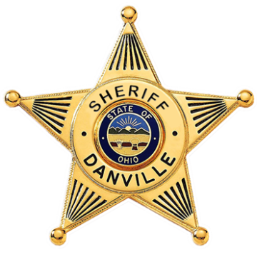 Blackinton B891 5-Point Star Badge with Circular Panel (2-5/8")