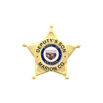 Blackinton B894 Miniature 5-Point Star Badge (1-5/16" x 1-3/8")