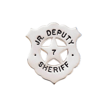 Blackinton B898 Shield Badge with Five Point Star (1-3/4" x 1-9/16")