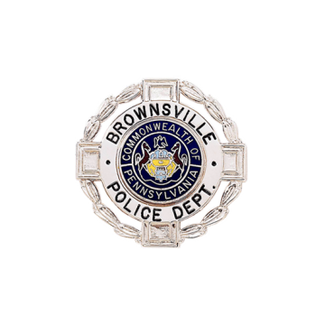 Blackinton B937 Round Badge with Outer Wreath and Circular Panel (1-7/8")