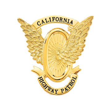 Blackinton B949 Badge with Winged Wheel (2-5/8" x 2-1/2")