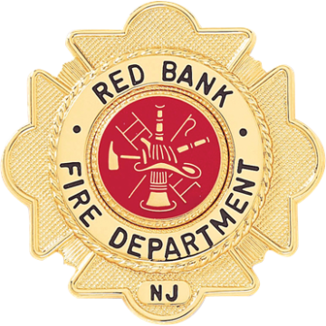 Blackinton B951 Maltese Cross Badge with Hydrant and Hook and Ladder (2-1/4")