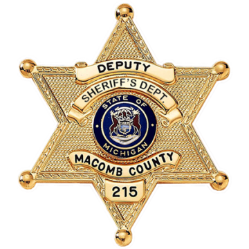 Blackinton B956 Six Point Star Badge (2-9/16" x 2-1/4")