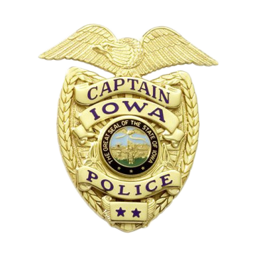 Blackinton B2954 Panel Shield with Eagle and Engraveable Panels (2-3/4" x 2-1/4")