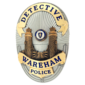 Blackinton BC3678 Wareham MA Custom Police Department Badge