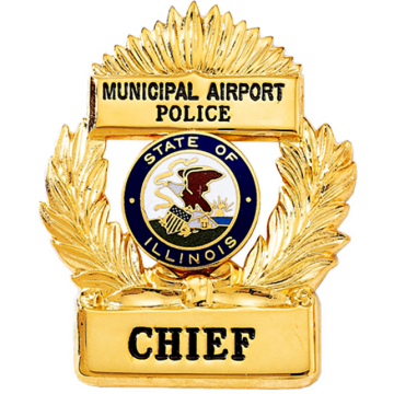 Blackinton BH1839 Wreath Badge with Bottom Panel (2-5/8" x 2-1/8")