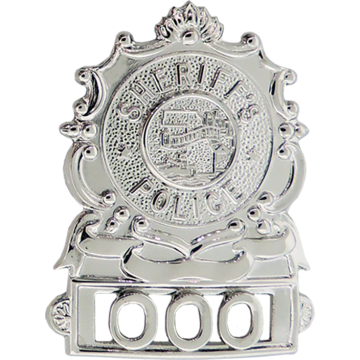 Blackinton BH1855 Cook County Illinois Sheriff Department Cap Badge (2" x 1-1/2")