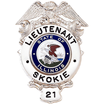 Blackinton BH1885 Eagle Badge with Large Center Ring (2-5/16" x 1-3/4")